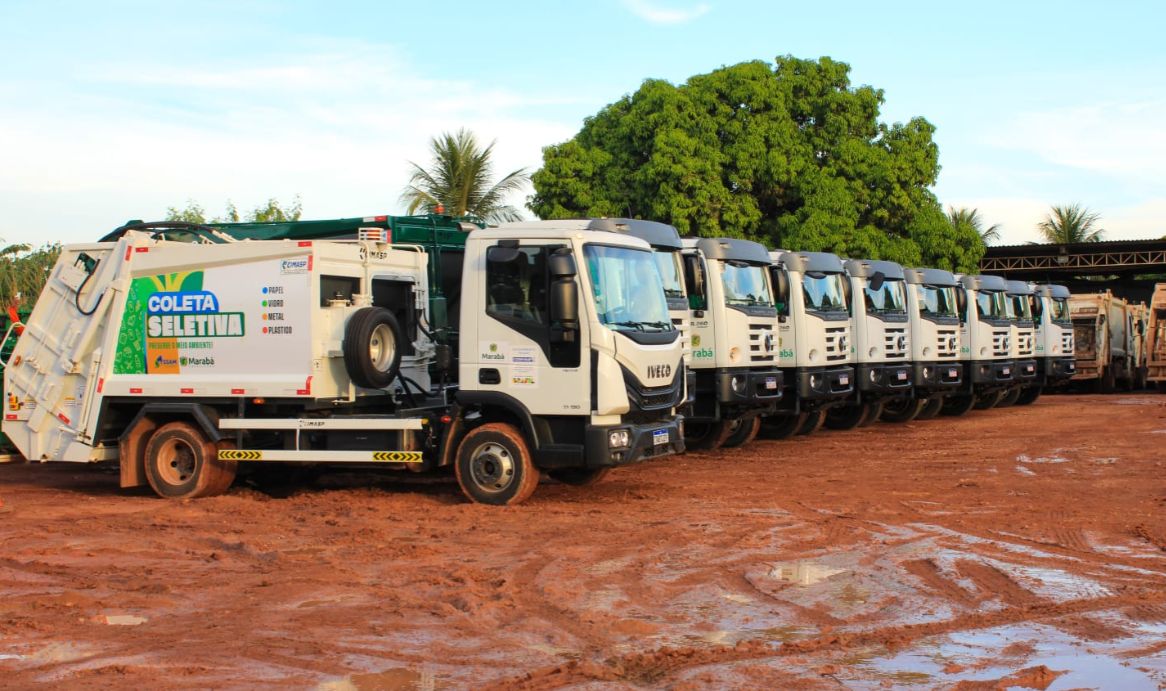 MARABÁ GANHA NOVA FROTA DE CAMINHÕES COLETORES E AMPLIA SISTEMA DE LIMPEZA