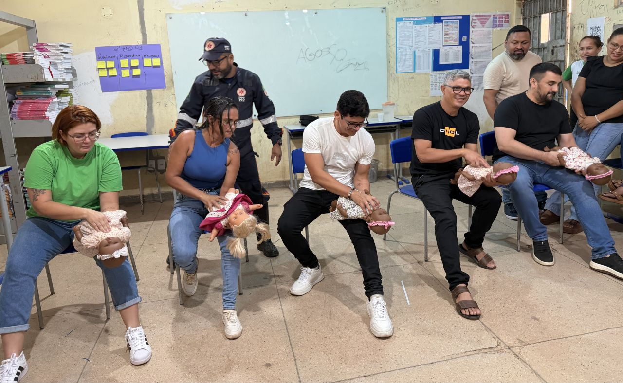 EM MARABÁ, SEDUC E SAMU REALIZAM TREINAMENTO DE PRIMEIROS SOCORROS PARA SERVIDORES ESCOLARES